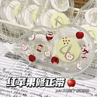 Sg Seller Red High-Value Transparent Correction ins Student Style High Correction Large Capacity Nic