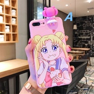 OPPO A71 R15 R17 R11 R11S R9S F1 F3 R9 R9S Plus Neo 9 A37 Sailor Moon Phone Casewith doll