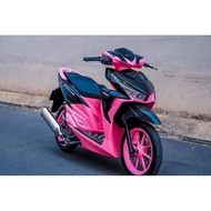 COVERSET ORIGINAL HONDA VARIO Hitam pink / HONDA VARIO 150 BODY SET original siap tampal sticker/ Va