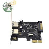 [fsfejhbjhfk]PCIE Expansion Card PCI-E to 2-Port USB3.0 5Gbps Convert Card Riser for Win7/8/9/10/Lin