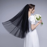 [VP106]Short Tulle Wedding Veils Two Layer With Comb Bridal Veil for Bride Veils/veil kerudung penga