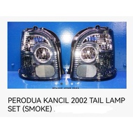 perodua kancil 2002 tail lamp lampu belakang set smoke @albino white 1set 2pcs