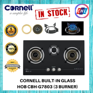 Cornell Built-In Glass Hob 3 Burner CBH-G7803TN