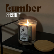Lumber Serenity Scented Candle เทียนหอมมัสก์ไม้บริสุทธิ์ 240g. HoC
