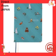 【Brand New / Authentic】
Hobonichi Techo 2026 HON Thai & Chief / in the forest [A6 / 1 page per day /