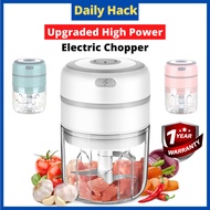 Mini Electric Garlic Onion Vegetable Chopper Cooper Choper Chooper Mesin Blender Blander Pengisar Ba