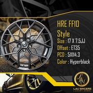 HRE FF10 Style 17 X 7.5JJ 5X114.3 Hyperblack
