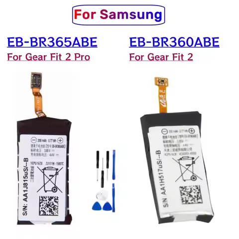 EB-BR360ABE Battery For Samsung Gear Fit2 Fit 2 R360 SM-R360 , EB-BR365ABE For Samsung Gear Fit 2 Fi
