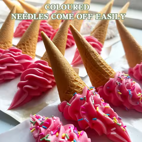Fake Dropped Ice Cream Funny Joke Prop Ice Cream Lover Gift Prank Gift Fake Waffle Cone Ice Cream Pr