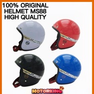 100% ORIGINAL HELMET MS88 LEGEND HIGH QUALITY BIRU HITAM PUTIH MERAH BOGO VISOR SIZE L 57CM