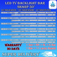 LC-50LE460X LC-50LE450M LC-50LE570X SHARP 50 INCH LED TV BACKLIGHT ( LAMPU TV 50" ) 50LE460X 50LE450M 50LE570X-50LE460