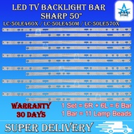 LC-50LE460X LC-50LE450M LC-50LE570X SHARP 50 INCH LED TV BACKLIGHT ( LAMPU TV 50" ) 50LE460X 50LE450
