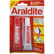 ARALDITE 5 MINUTES RAPID HIGH PERFORMANCE RED EPOXY ADHESIVE