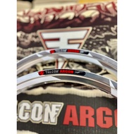 วงล้อ Falcon Argon ขนาด1.40  ขอบ17 สายฟ้าทราย สีทองสีทองเข้มสีน้ำเงินสเงิน **ราคาต่อคู่**