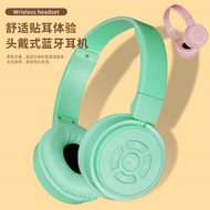earphone bluetooth Cross-Border New Style Headset Bluetooth Headset Foldable Portable Card Macaron H
