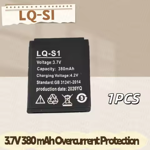 3.7V Smart Watch Battery LQ-S1 380mAh lithium Rechargeable Battery For Smart Watch QW09 DZ09 W8 Univ