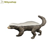 [Nikyushop] Educational Toys Display Miniature Honey Ferret Animals HONEY Badger Wild Animal Figure