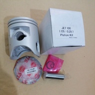 PISTON KIT SIZE 51.25 (. 25) FOR SYM JET 100