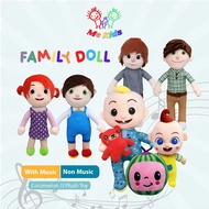 👨‍👩‍👧‍👦MEKIDS👨‍👩‍👧‍👦 [Ready Stock] Coco melon Plush Toy Music Doll Coco-melon Doll Cute Educational 