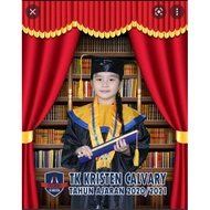 grosir Kain Background Wisuda TK / PAUD Studio Foto