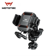MOTOTEC PRO Series  ที่จับโทรศัพท์มือถือสำหรับมอเตอร์ไซค์ ขนาดเล็ก ปรับได้อิสระ 360⁰ พร้อมระบบกันสะเ