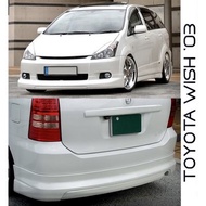 Toyota wish 2003 2004 2005 old facelift ZNE10 Legend G square bodykit body kit front side rear skirt