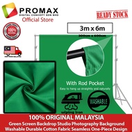 CHEAPEST Green Screen Background 3mx6m Chromakey Washable Durable Cotton Fabric 3x6m / 300cmx600cm p
