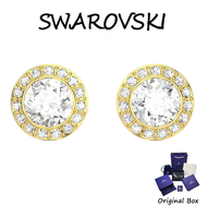 ♈Swarovski♈ 5505470 Angel earrings white diamonds gold plated (with free gift box genuine packaging)