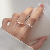 925 Sterling Silver Cross Ring Female Light Luxury Retro Niche Design High-End Index Finger Ring Ope