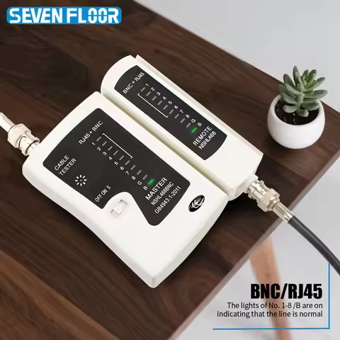 Network Repair Kit Remote Test BNC Coaxial RJ45 Cable Lan Tester Network Tester Cat5 Cat 6 Cat7 UTP 
