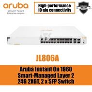 Aruba Instant On 1960 Smart-Managed Layer 2 24G 2XGT 2SFP+ Switch (JL805A)