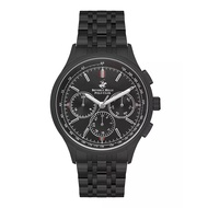 Beverly Hills Polo Club รุ่น BP3556X.650 Mens Stainless Steel Quartz Watch Black 44mm.