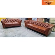 SOFA CHESTERFIELD 3+2+1 SEATER SOFA PREMIUM VELVET ANTI SCRATCH/EASY CLEAN Code G1122