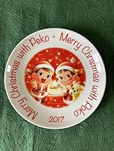 Fujiya Peko-chan Christmas Plate Picture Plate Cake Plate 2017 Character Plate