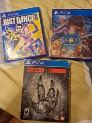 PS4 STAR OCEAN 星海遊俠5 中英文版 /EVOLVE 英文版 /JUST DANCE 2016 英文版 /每隻@$50