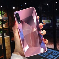 Samsung Galaxy A10 A20 A30 A50 A70 A50S A30S Case 3D Diamond Glossy Shine Mirror Phone Cover