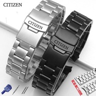 Citizen CITIZEN Strap Steel Band Light-Drived Mechanical Watch Stainless Steel Watch Accessories 22 Free Tools