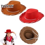 POCKTY Cowboy Hat, Cosplay Costume Performance Cowgirl Hat, Funny Cowboy Accessory Prop Dress-up Adj