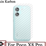 Anti-scratch anti-fungal skin carbon transparent/carbon black XIAOMI poco X8 PRO X8 PROMAX F8 PRO F8