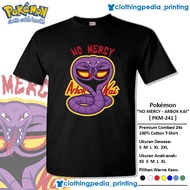 Pokemon Arbok Cobra Kai T-Shirt No Mercy Brand Logo Parody T-Shirt