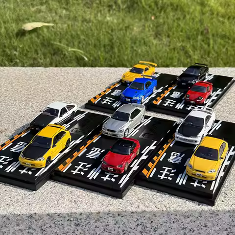 Modeler's 1:64 Vo1.12 Initial D Ek9 & AE86 &ERA11R& DC2& ER34 Model Car