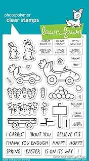 Lawn Fawn LF3349 Carrot 'Bout You 4X6 Clear Stamp Set
