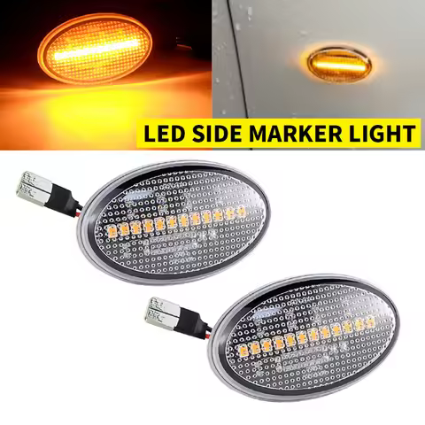 2pcs Led Turn Signal Side Marker Light For Mercedes Benz Smart W450 W452 A-Class W168 Vito W639 W447
