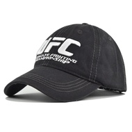 UFC Embroidered Baseball Cap Personalized Embroidered Baseball Cap Men And Womens Cap Sun Hat 【JUN】