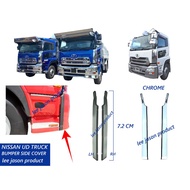 J125S01 NSSAN UD TRUCK QUON CD4 BUMPER SIDE COVER CHROME OR GREY