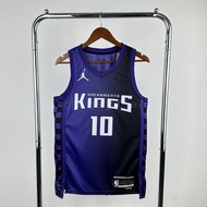 24賽季Sacramento Kings NBA球衣 #10 Derozan #11 SABONIS