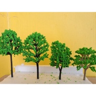 HIJAU Dark green tree miniature diorama model material/ diorama tree miniature