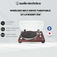 Audio-Technica AT-LPW50BT RW Wireless Belt-Drive Turntable Vinyl Record Player Gramophone Phonograph 黑膠 唱片機