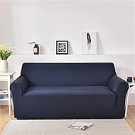 Protector Fabric Sofa Cover,For Living Room Sectional L Shape Corner Couch Cover Chair Protector-Navy_Blue_235-300cm,Elastic Fabric Sofa Protector