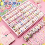 Chookyy 100Rolls/Set Washi Tape Kartun Sastra Scrapbooking Gadis Hati